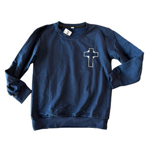 Youth Christian Based God Is Good All The Time Long Sleeve Top Size 140 aka 10